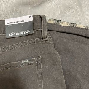 Eddie Bauer flannel jeans size 8